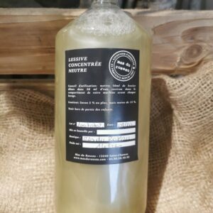 Concentré de Lessive Liquide - 1 Litre - Au Savon noir