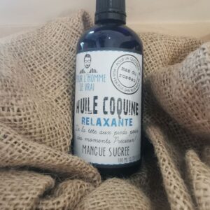 Huile coquine relaxante Homme - 100ml