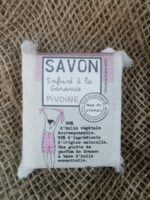 SAVON Végétal Senteur Pivoine - 100grs - Mas Du Roseau