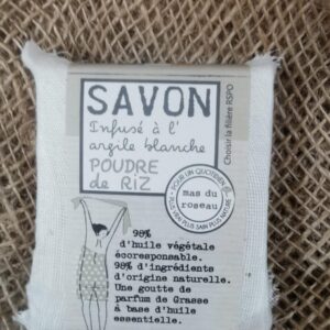 SAVON Végétal Senteur Poudre De Riz - 100grs - Mas Du Roseau