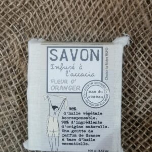 SAVON Végétal Senteur Fleur d'oranger - 100gr - Mas Du Roseau