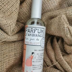 Parfum d'ambiance en spray - 100ml - Sans alcool - Coquelicot