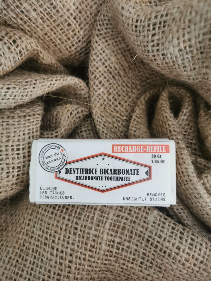 Recharge boite dentifrice Solide - 30Gr Bicarbonate