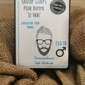 Savon corps Homme - 250Gr Reminéralisant