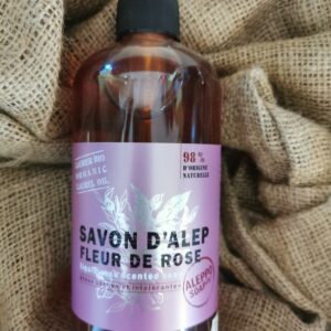 Savon d'Alep Liquide - 500ml - Fleur de Rose