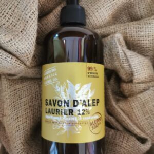 Savon d'Alep Liquide - 500ml - Laurier 12%