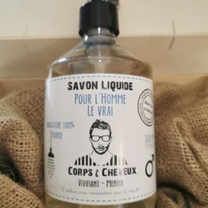 Savon liquide corps et cheveux Homme - 500ml Vivifiant