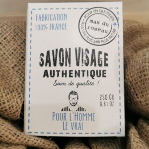 Savon visage authentique Homme - 250Gr - Tonifiant