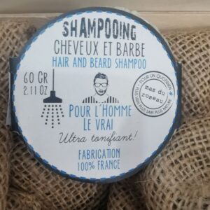 Shampooing Cheveux et Barbe Homme - 60Gr