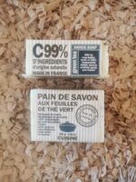Pain de Savon Aux Feuilles de Thé vert - 250Gr