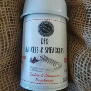 Deo Baskets et Sneackers - 300Gr - Au Bicarbonate - Saupoudreuse Métal