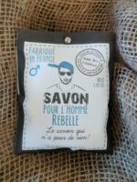 Savon pour L'Homme Rebelle - 80Gr - Quinoa et Miel pur