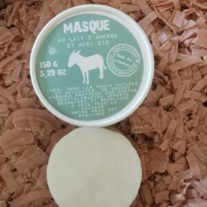 MASQUE SOLIDE Au Lait d'Anesse et Miel Bio - 150gr - Le Mas Du Roseau