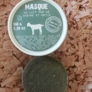 MASQUE SOLIDE Au Lait Pur De Chèvre et Ortie - 150gr - Le Mas Du Roseau