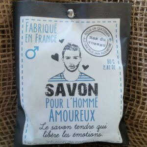 Savon Pour L'Homme Amoureux - 80gr - Infusion de Coriandre