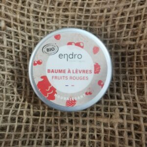 BAUME A Lèvres Fruits Rouges  Bio - 15ml - Endro Cosmétiques