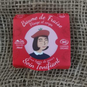 BAUME De Fraise Visage Et Corps - Soin Tonifiant - 30ml - OLEANAT