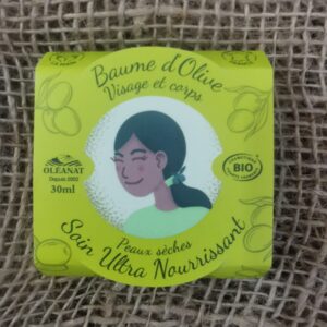BAUME D'Olive Visage Et Corps - Soin Ultra Nourrissant - 30ml - OLEANAT