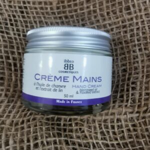 CREME Mains - Huile de Chanvre et Extrait de Lin - 50ml - IBBEO Cosmétiques