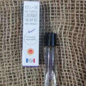 ROLL ON Huile Essentielle LAVANDE FINE AOP BIO - 5ml - Les Bouquets du Ventoux
