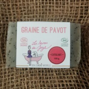 SAVON Graines De Pavot - Exfoliant - 100gr - Les Savons De Joya