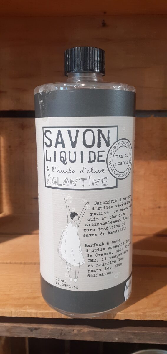 Savon Liquide - 750ml - Eglantine à l'huile d'olive