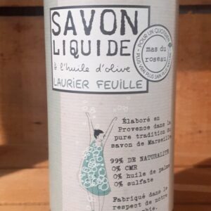 Savon Liquide - 750ml - Laurier Feuille à l'huile d'olive