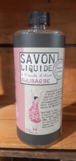 Savon Liquide - 750ml - Rhubarbe à l'huile d'olive