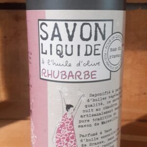 Savon Liquide - 750ml - Rhubarbe à l'huile d'olive