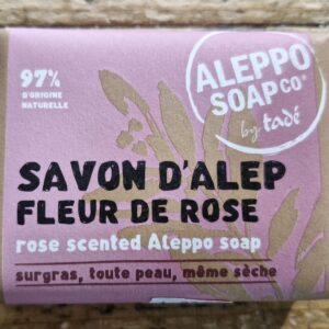 Savon d'Alep - 100Gr - Fleur de Rose