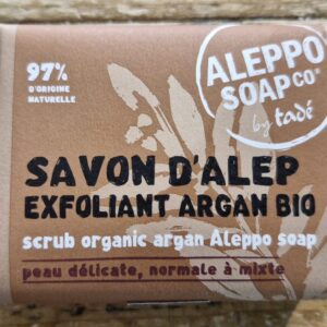 Savon d'Alep Exfoliant - 100Gr - Argan Bio